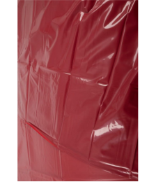 Drap de lit en vinyle rouge 200 x 230 cm - R250422